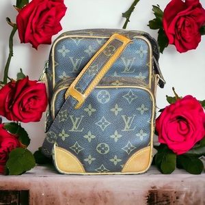 Louis Vuitton Blue and Yellow Crossbody Bag
